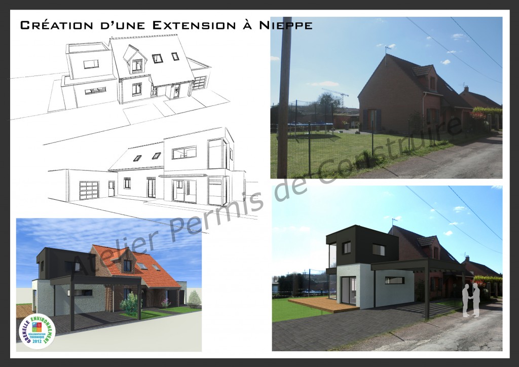 13.11. Atelier permis de construire - Extension Nieppe