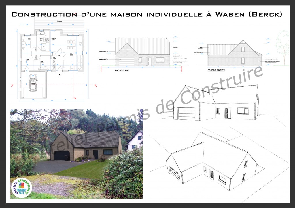 13.27. Atelier permis de construire - Construction d'une maison individuelle à Waben