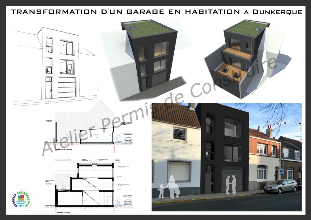 13.28. Atelier permis de construire - Construction d'une maison individuelle à Dunkerque